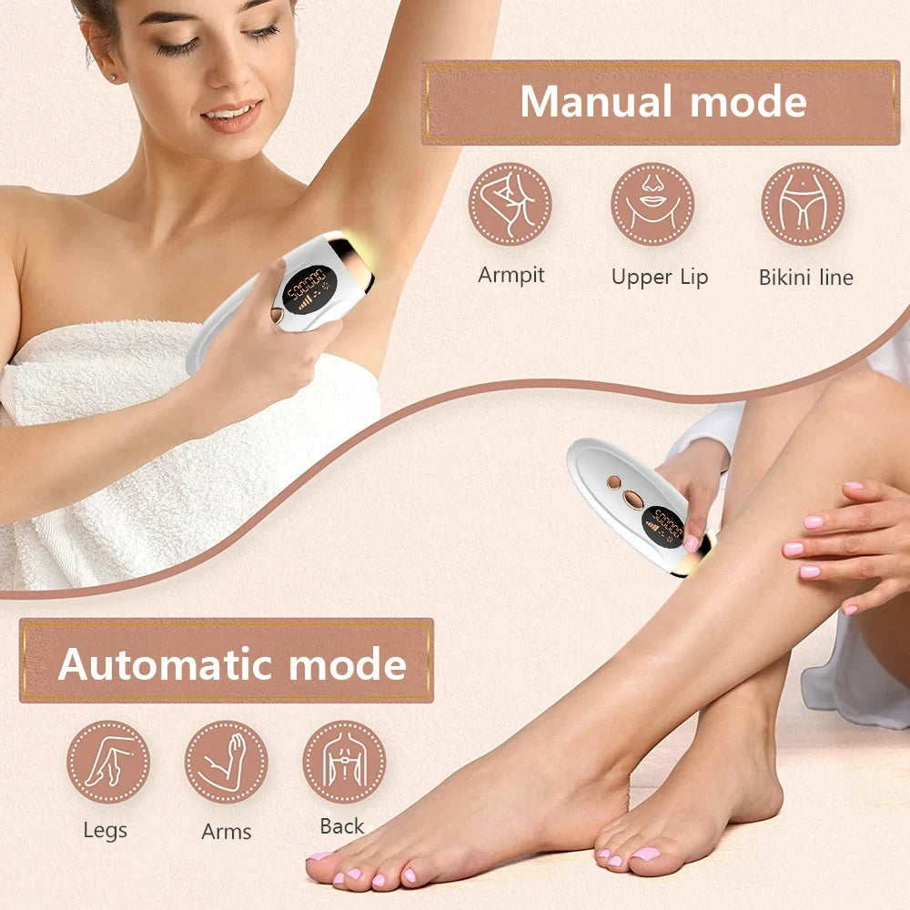 Laser Epilator IPL Hair Removal For Women Body Bikini Facial 990000 Flashes Permanant Painless IPL Hair Remover Laser Epilator 