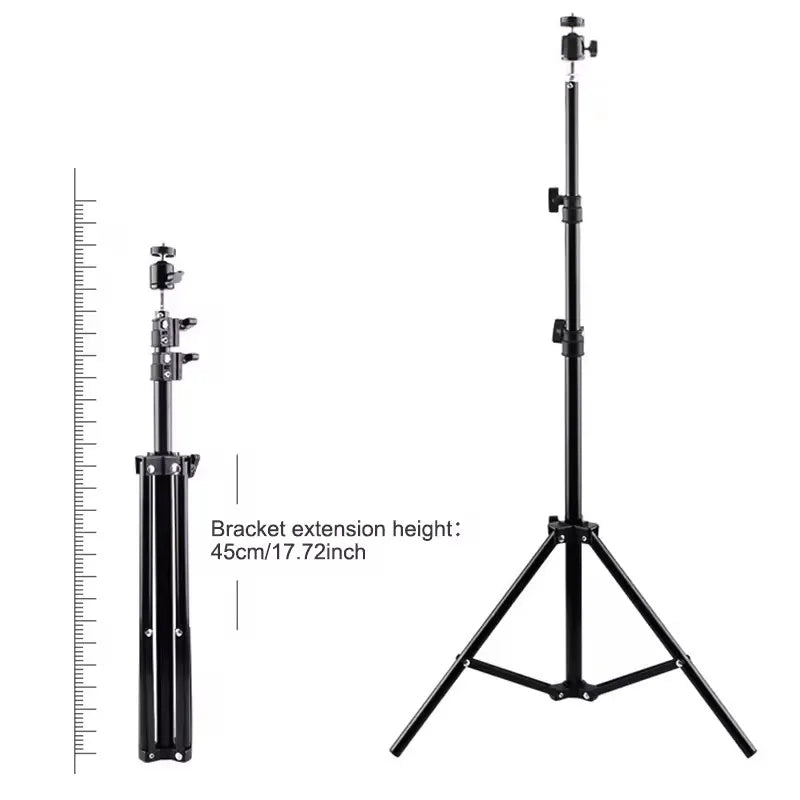 Xiaohui Soporte universal portátil de 50 cm-160 cm para HY300 proyector mini, soporte de trípode, carga máxima 1.5 kg