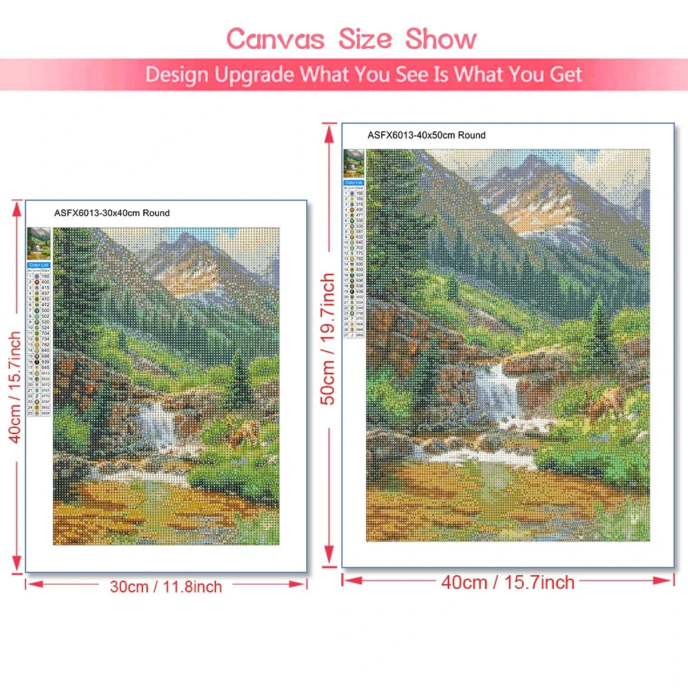 5D Forest Landscape Diamond Painting Kit