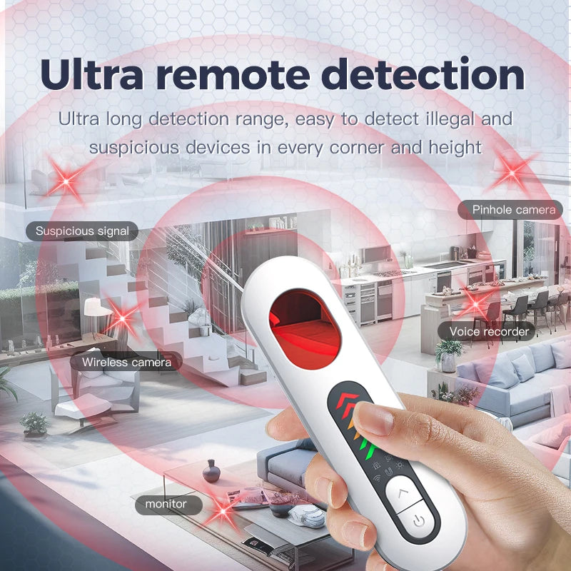 Smart Detector with Night Vision, LED Display, GPS Tracking and Camera Detection