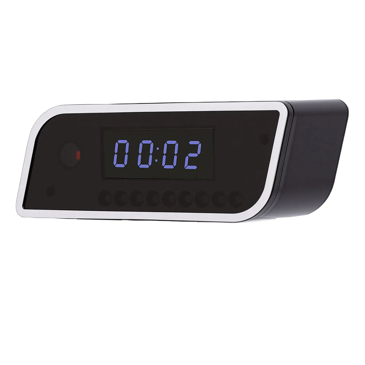 FHD Clock Camera FHD WiFi Camera Clock Indoor Wireless Security Camera with LED Time Display Motion Detection WiFi Camera Clock