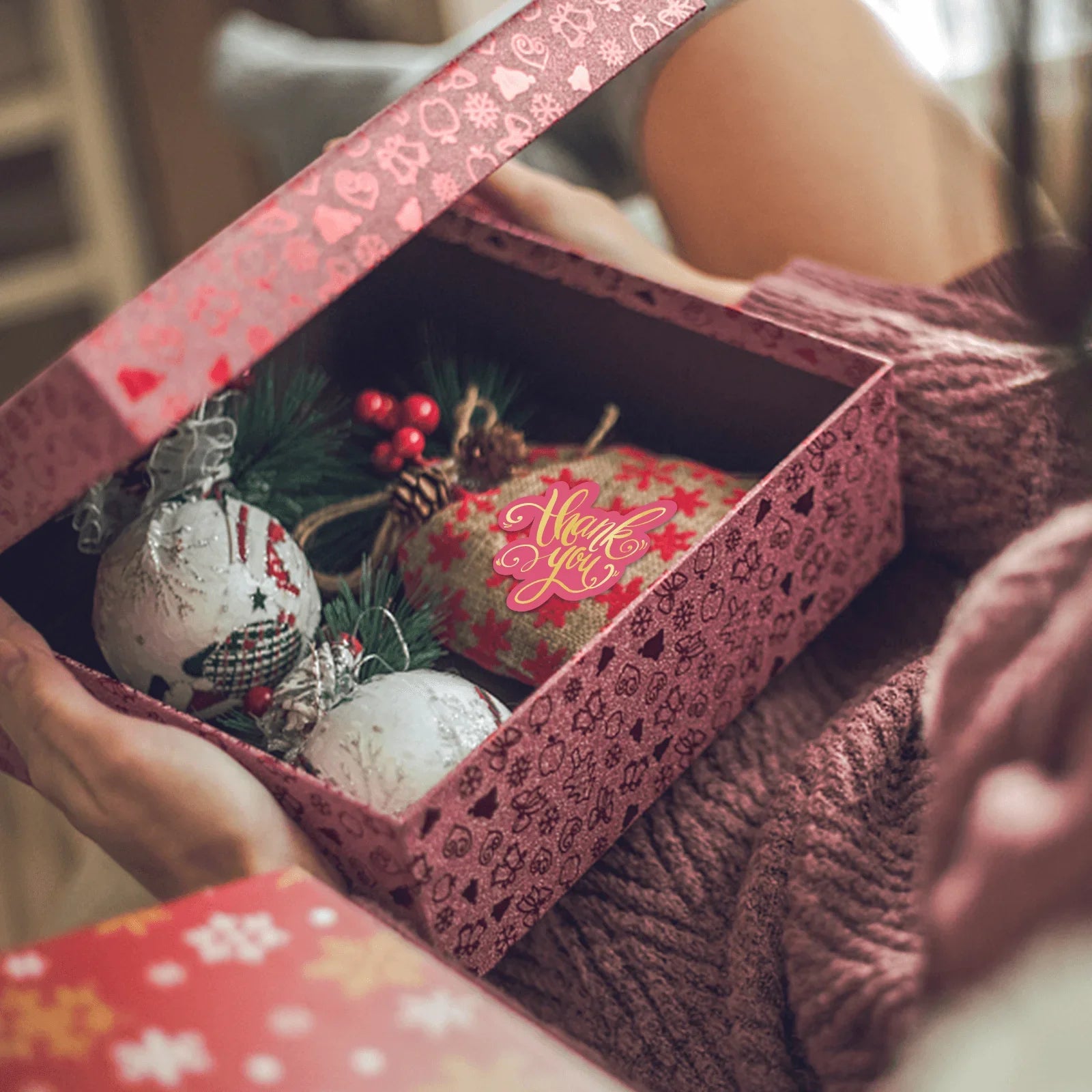 100 kom jedinstvenih ružičastih kartica za zahvalnicu za mali posao