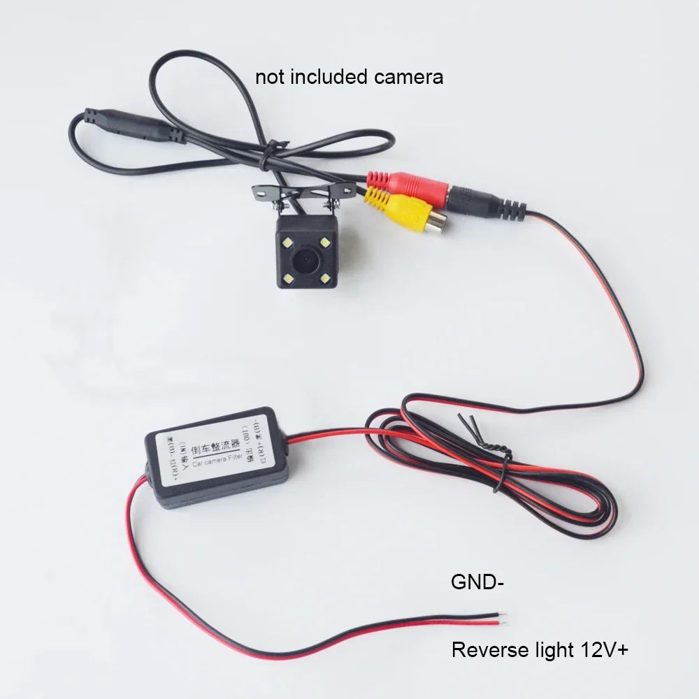 12V DC Power Relay Filter Rectifier for Rear View Camera