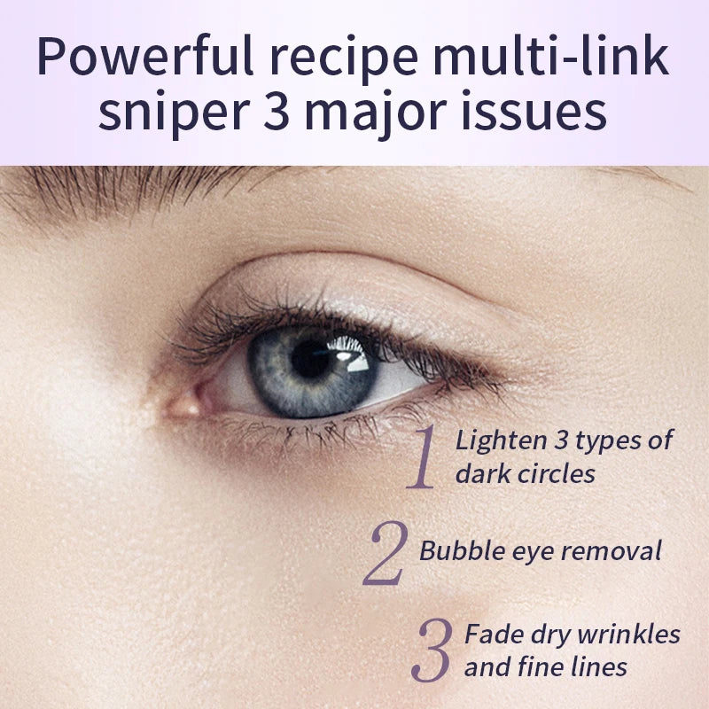 O'CHEAL Anti Wrinkle Anti Dark Circle Eye Cream Roller Massager Moisturizing Eye Bags Anti Aging Hyaluronic Acid Eye Skin Care 