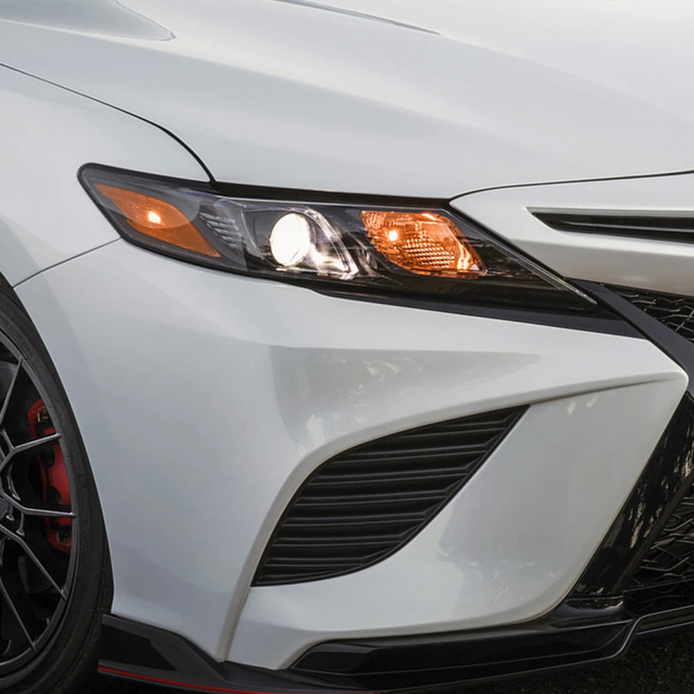 Car Headlight Protective Film For Toyota Camry XV80 XV70 2018-2026 Smoke Black Pre Cut Anti-Scratch High-Gloss Vinyl Wrap Film