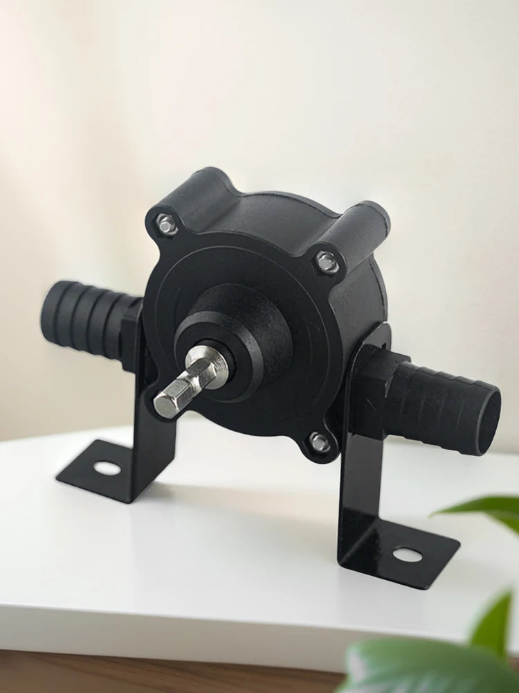 Electric Drill Pump for Fast Liquid Transfer, 16mm Inlet/Outlet