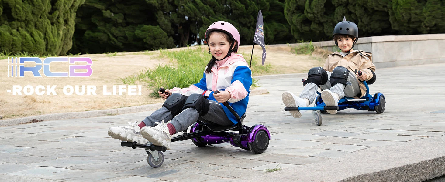 RCB Hoverboard s Bluetooth reproduktorem a LED světly