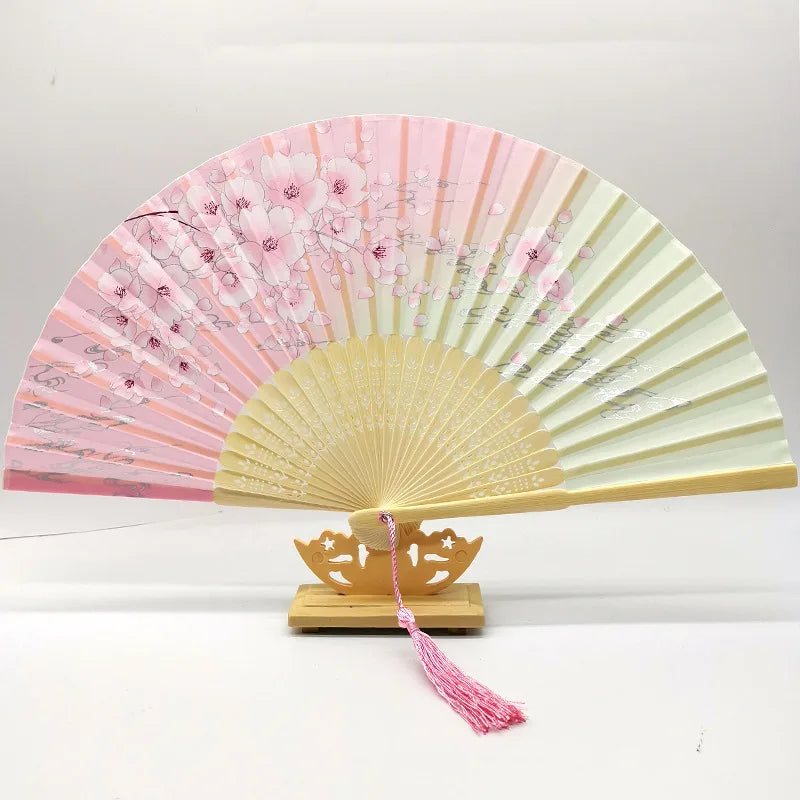 Folding Bamboo Hand Fan in Chinese Style