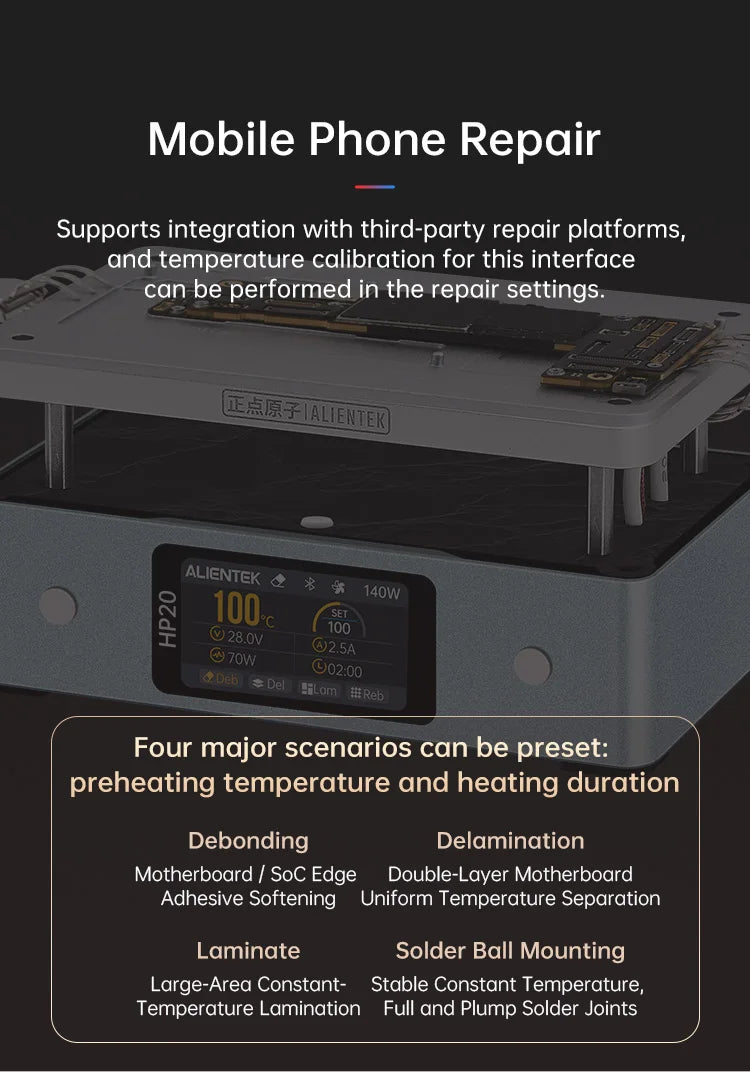 HP20 Mini Hot Plate Preheater - Set Options