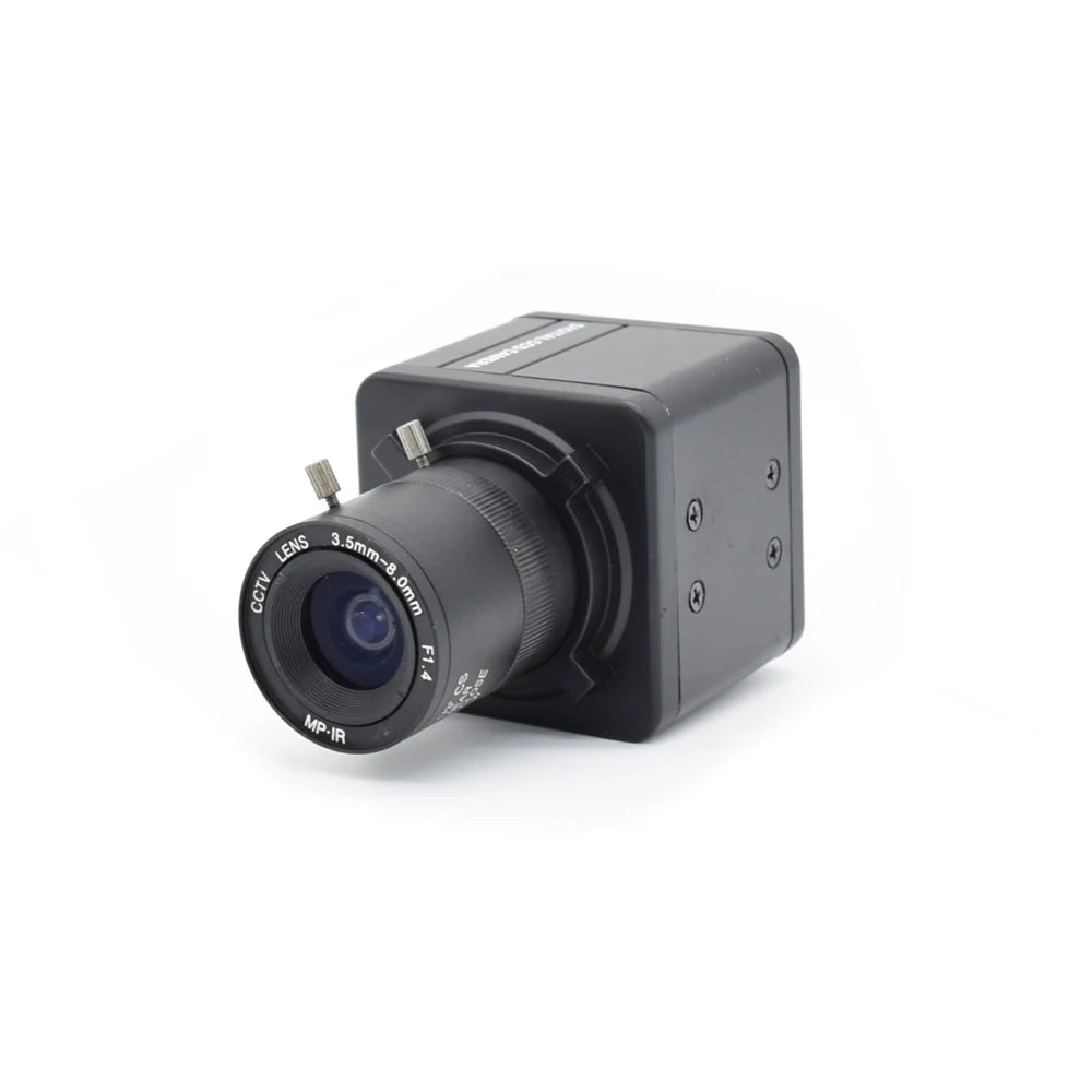 4K 8MP USB Camera with 5-50mm Zoom Lens for Motion Capture