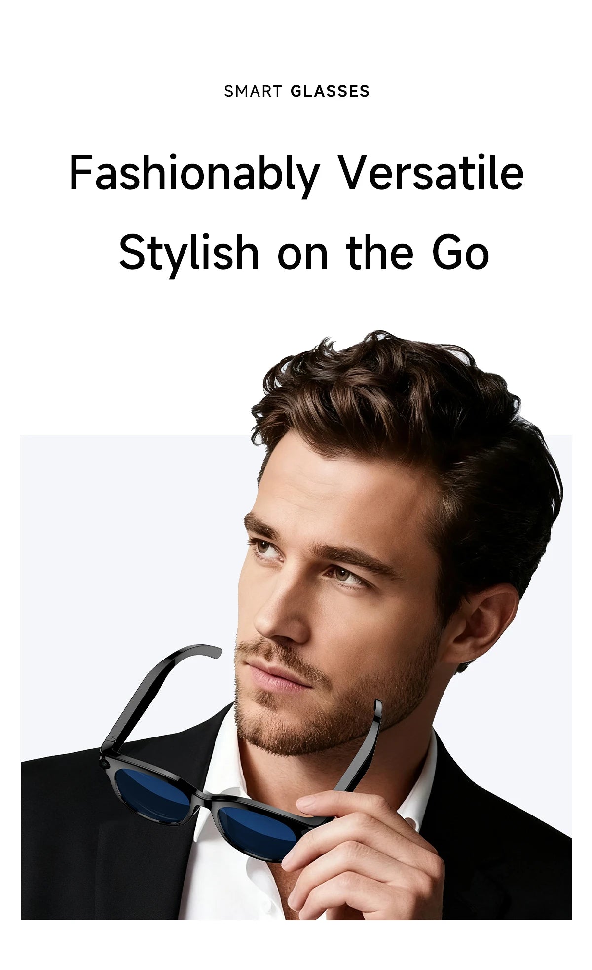AI Smart Glasses Camera Video Recording AI Photo Recognition Bluetooth Call Smartglasses Translation Voice Sunglasses Men Women