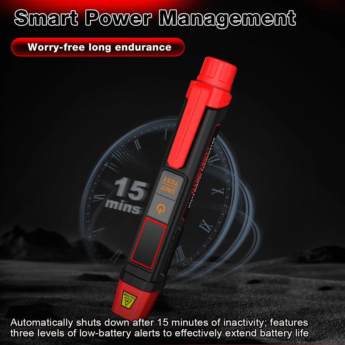 HT673 Non-Contact Laser Tachometer