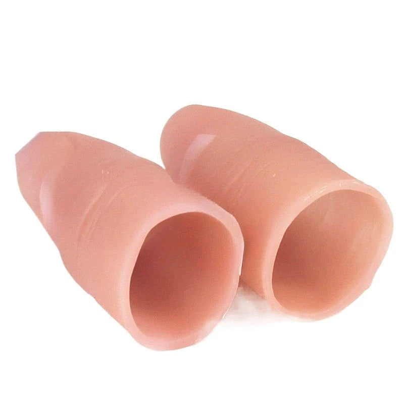 Punta de dedo falsa de silicona para truco de magia – opciones de tamaño