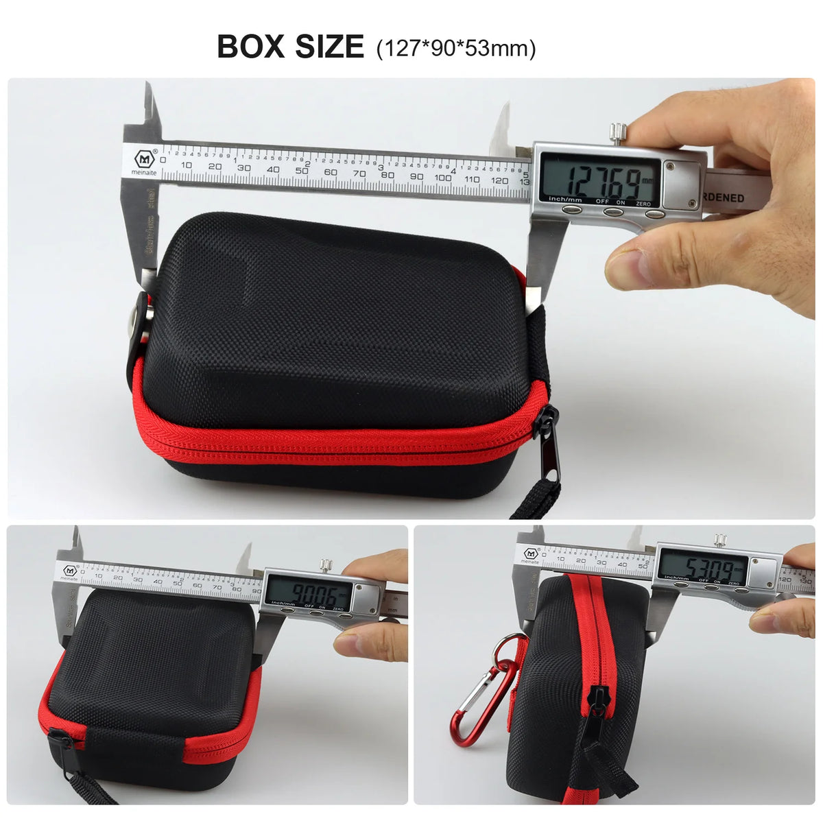 Hard-Shell Golf Rangefinder Case with Carabiner