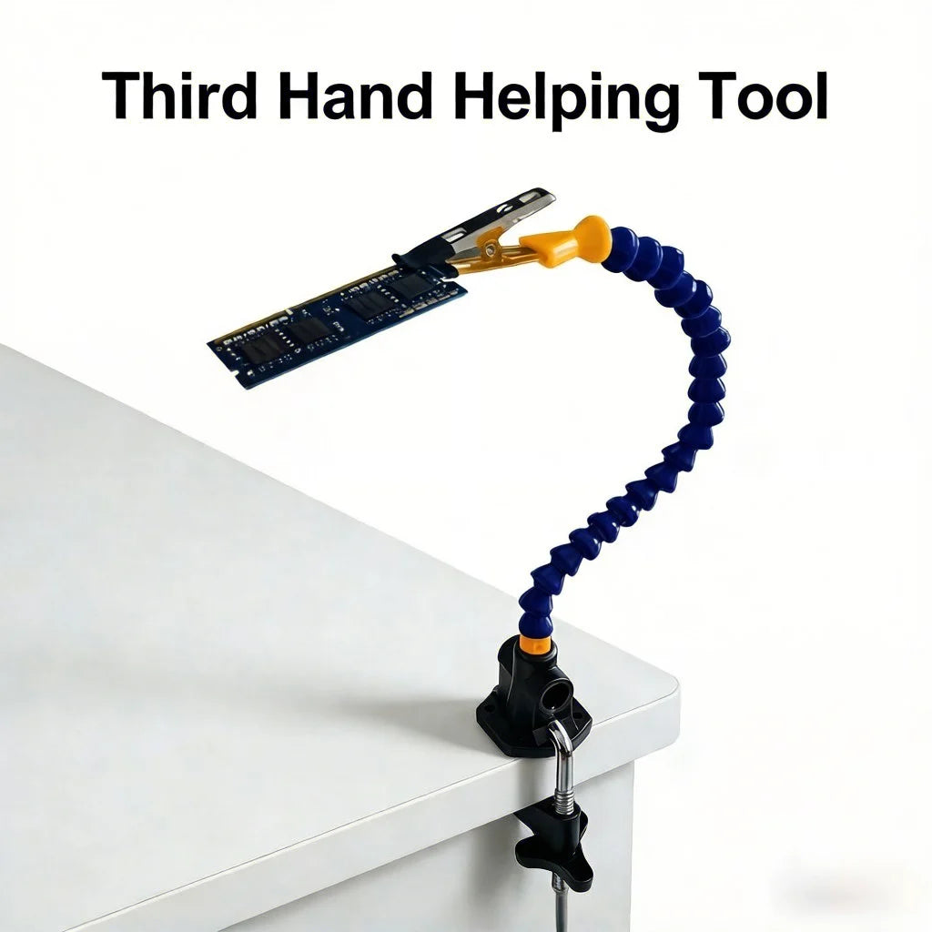 Support de soudage à mains libres flexible avec pince de table