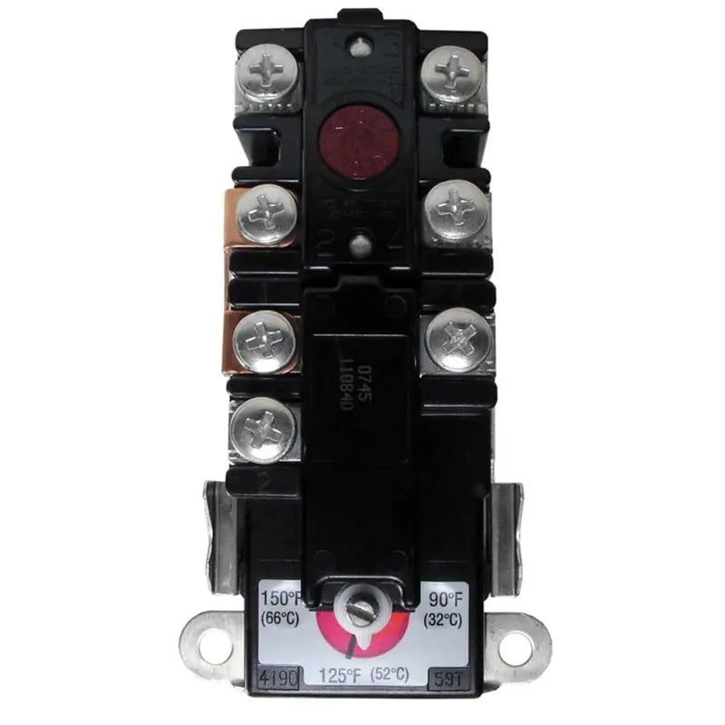 Upper Electric Water Heater Thermostat, 2-Pole High Limit
