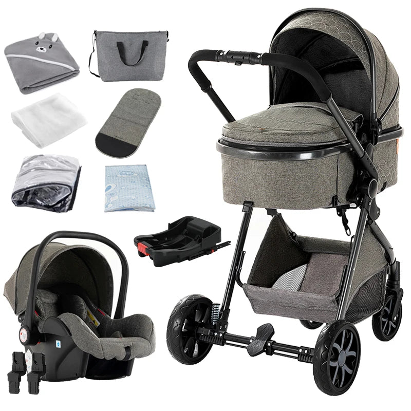 Sistema da viaggio 3-in-1 per passeggino e carrozzina per bambini