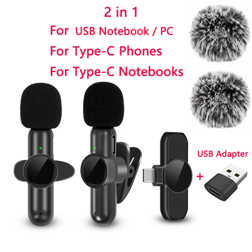 Wireless Lavalier Microphone - Kit Options