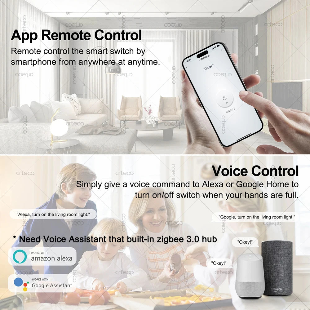 Zigbee 3.0 mini-smartrelä, 16 A