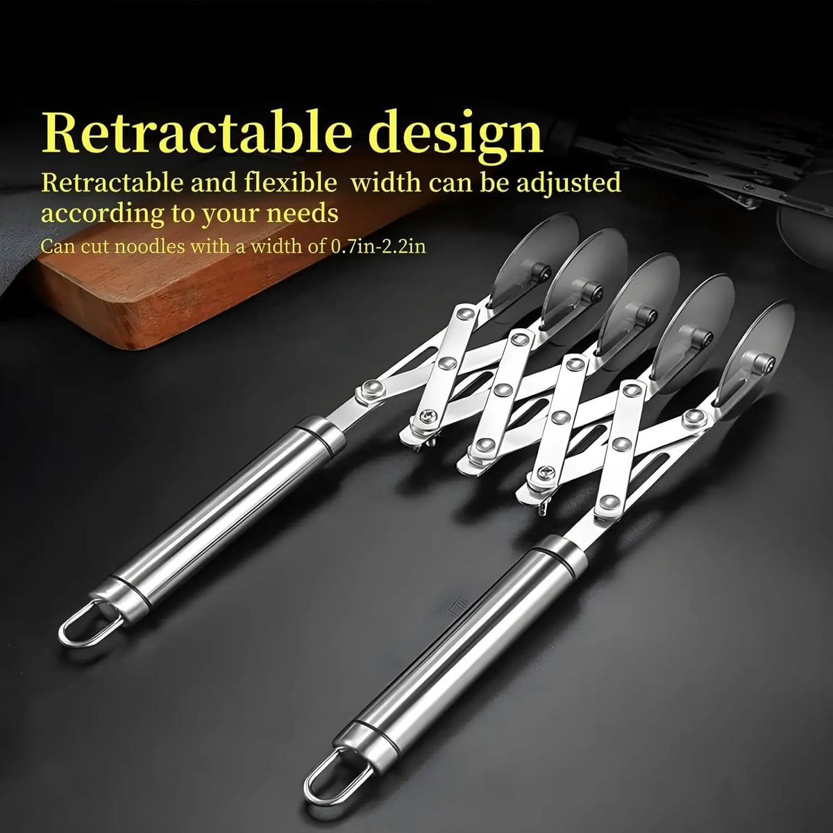 Adjustable Multi-Wheel Pastry Cutter
