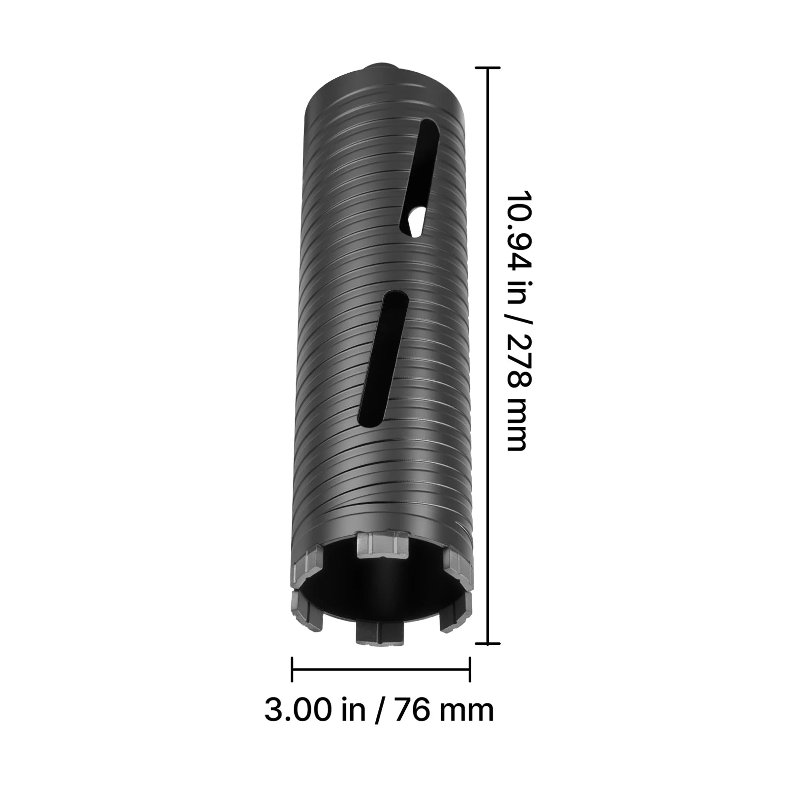 Diamond Core Drill Bit with Adapters for Concrete & Brick Drilling