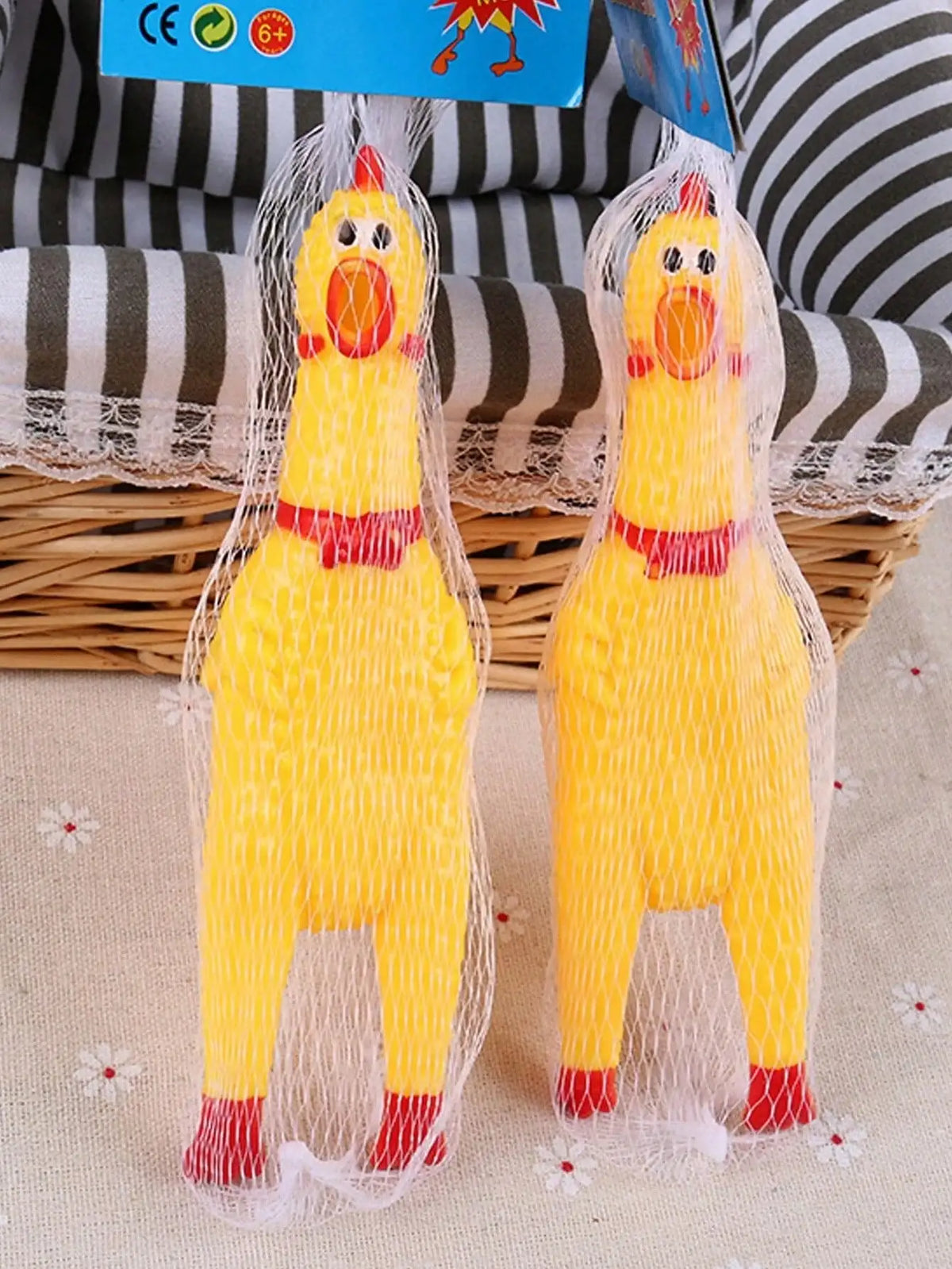 Schreiendes Hendl-Streich-Squeeze-Spielzeug