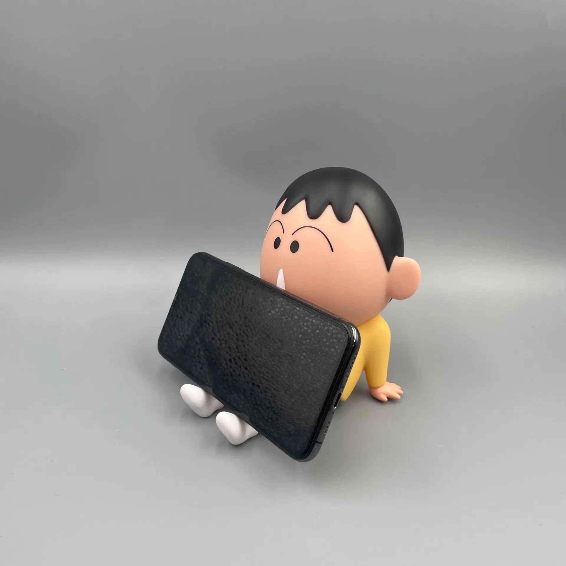 Kawaii Crayon Shin-Chan Boochan Phone Holder Desktop Anime Ornaments Watching Tv Cartoon Phone Support Cute Doll Girls Gifts 