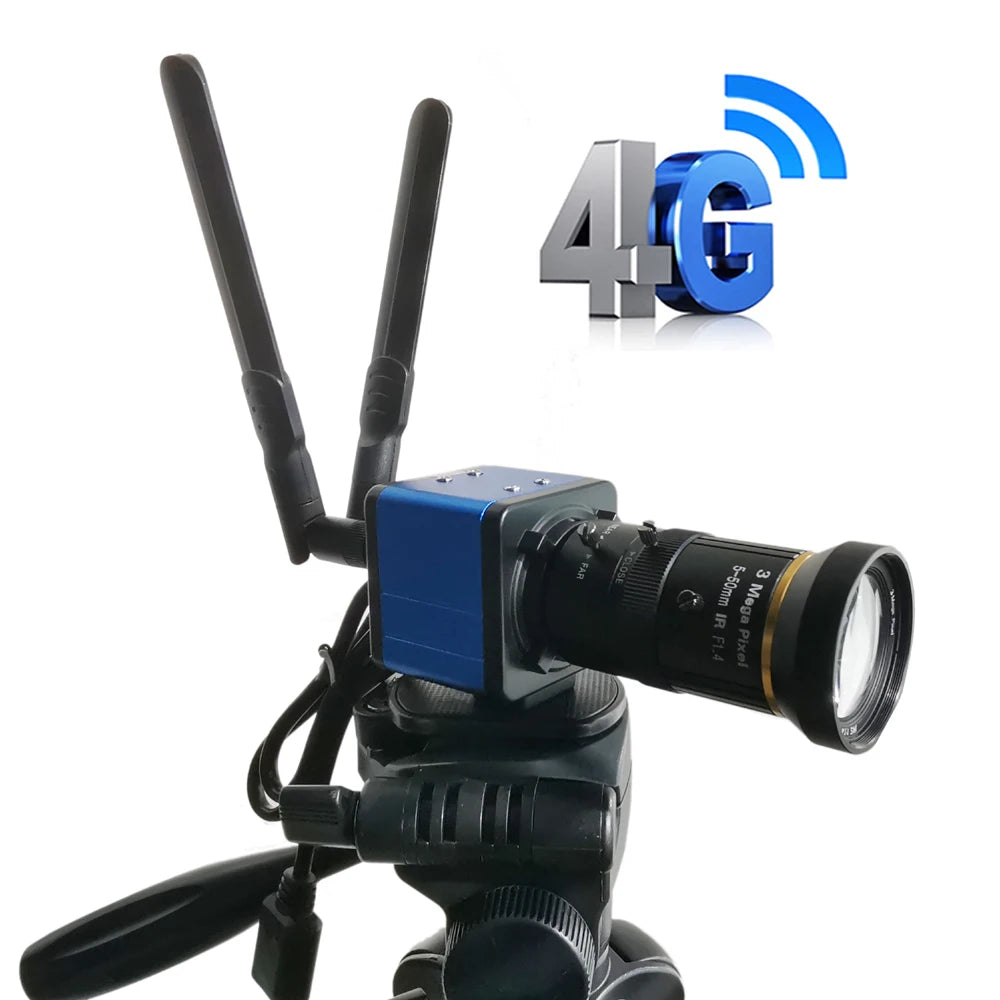 3G 4G beveiligingscamera met SIM-kaart audio 5MP 5-50mm lens
