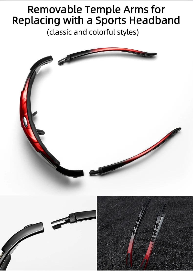 Polarized Photochromic Cycling Sunglasses with UV Protection