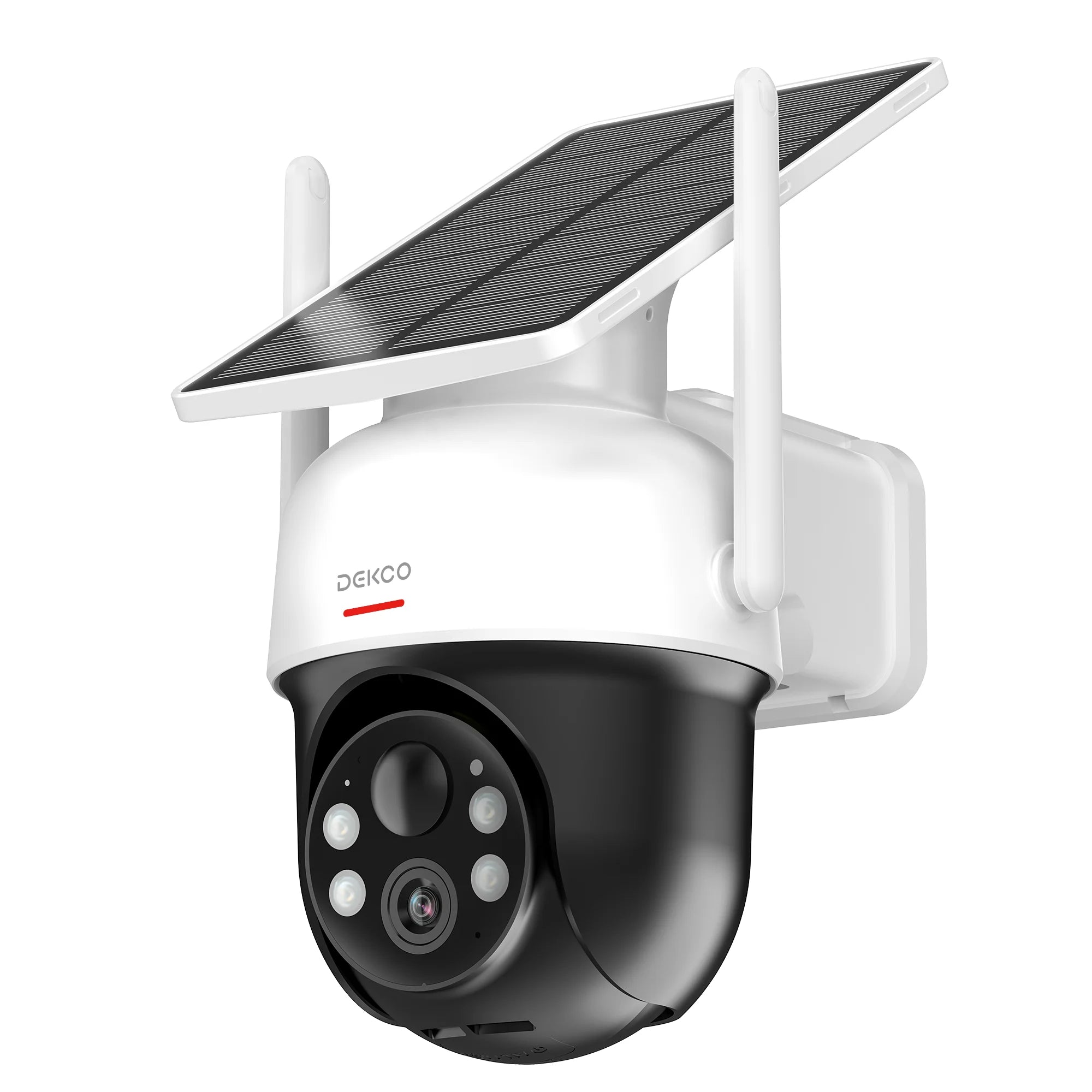DEKCO 3MP Solar WiFi Outdoor Security Camera with PTZ