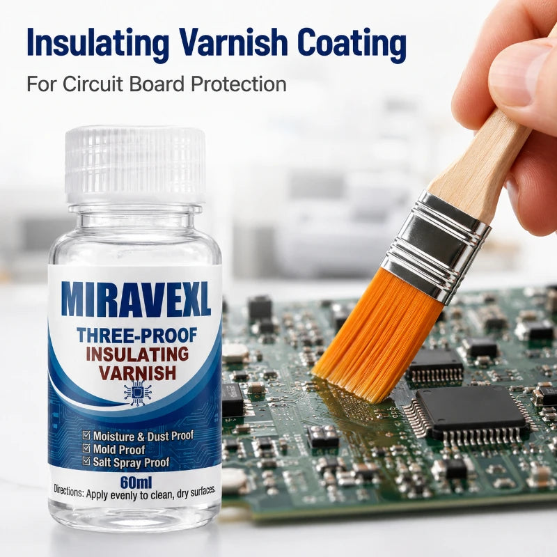 PCB Conformal Coating with Brush - 60ml