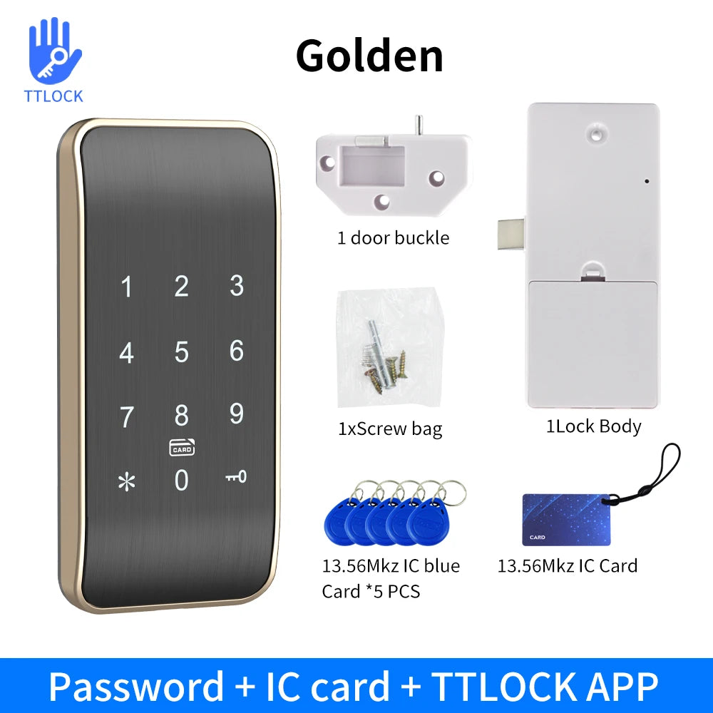 Serratura per armadietti TTLock - opzioni con tastierino o impronta digitale
