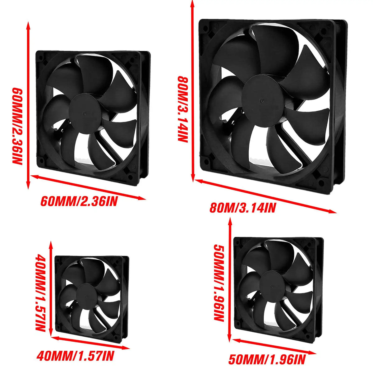 Számítógép Doboz Gyors Hűtő Ventilátor Ultra Csendes 4 5 6 8CM Csendes Hűtő PC Hűtő Ventilátor Doboz Ventilátor 5V DC Keret Radiátor