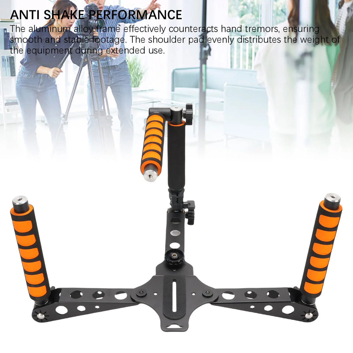 Folding Camera Shoulder Support Rig
