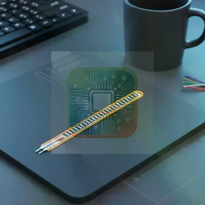 Sensor Flexível de 2.2 Polegadas - Sensor Eletrônico de Flexão para Mão Robótica, Projetos DIY, Módulo de Detecção de Dobra
