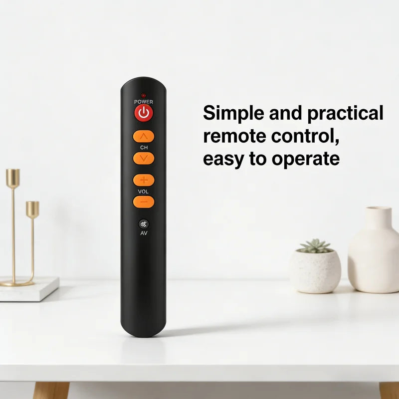 6 Button Learning IR Remote Control, Universal Infrared Code Duplicator for TV/STB/DVD/DVB/HIFI, Easy Setup Copy Remote Controll