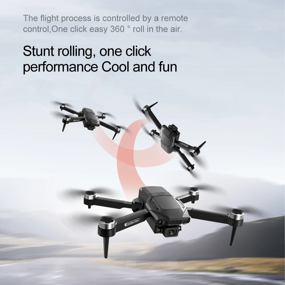 New F198 Drone Professional Dual Camera With 1080P WIFI FPV HD Aerial Photography Wide Angle Brushless RC Foldable Quadcopter 
