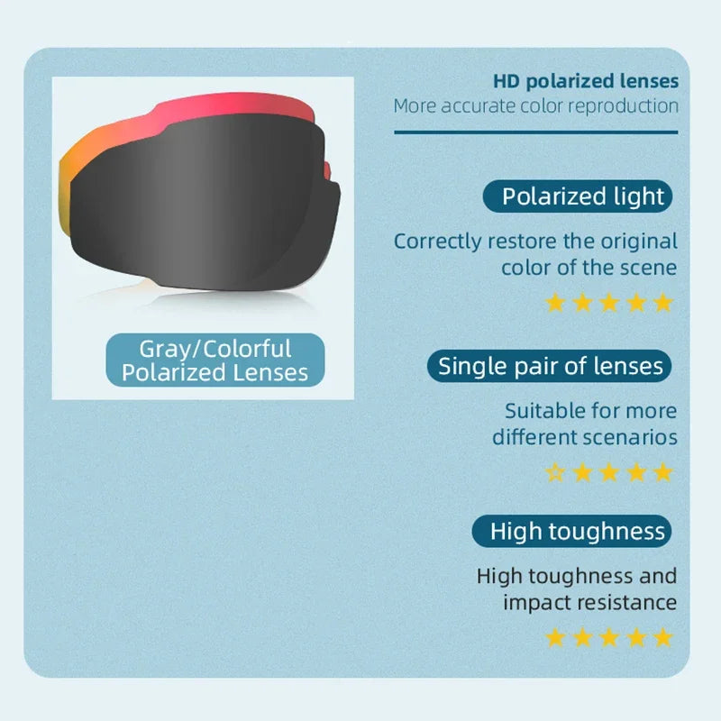 Polarized Cycling Sunglasses UV400 Lightweight Bike Glasses