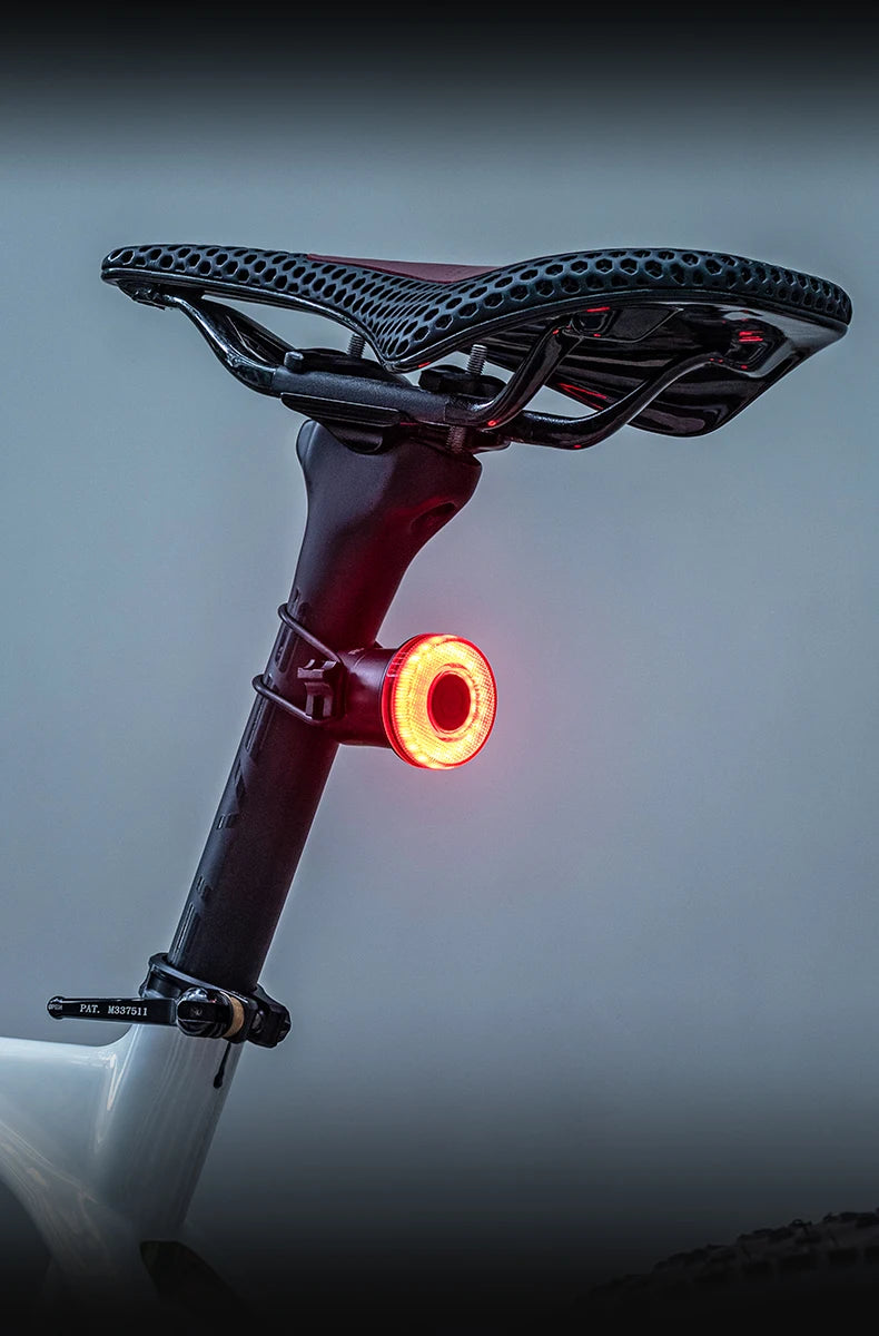 Smart Bike Tail Light with Brake Sensor & IPX7 Waterproof