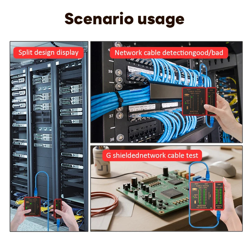 HDMI RJ45 and RJ11 Cable Tester