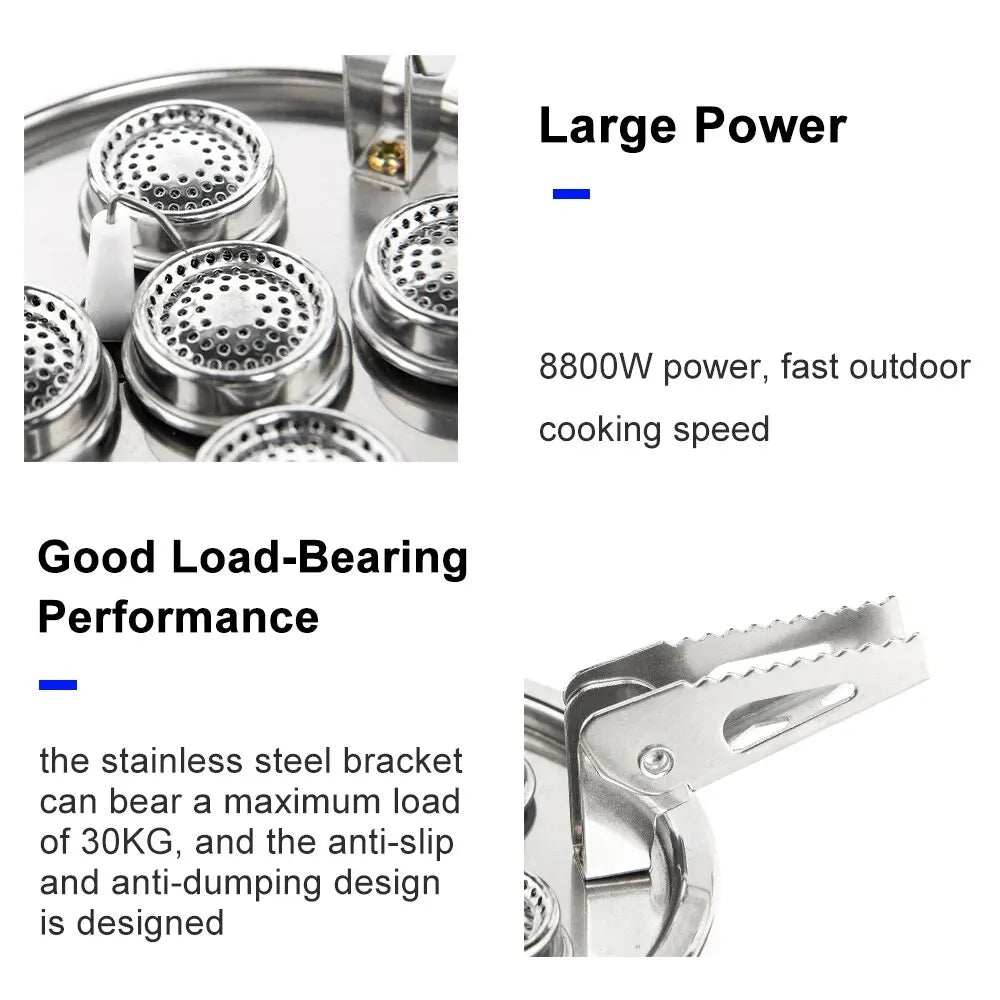 Portable Camping Gas Stove 8800W