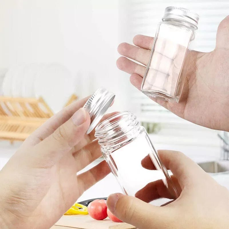 Set od 12 staklenih bočica za začine 120 ml