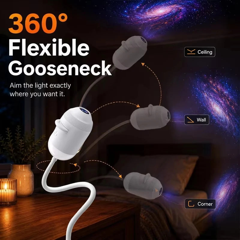 USB Stjernehimmel Projektor Natlys