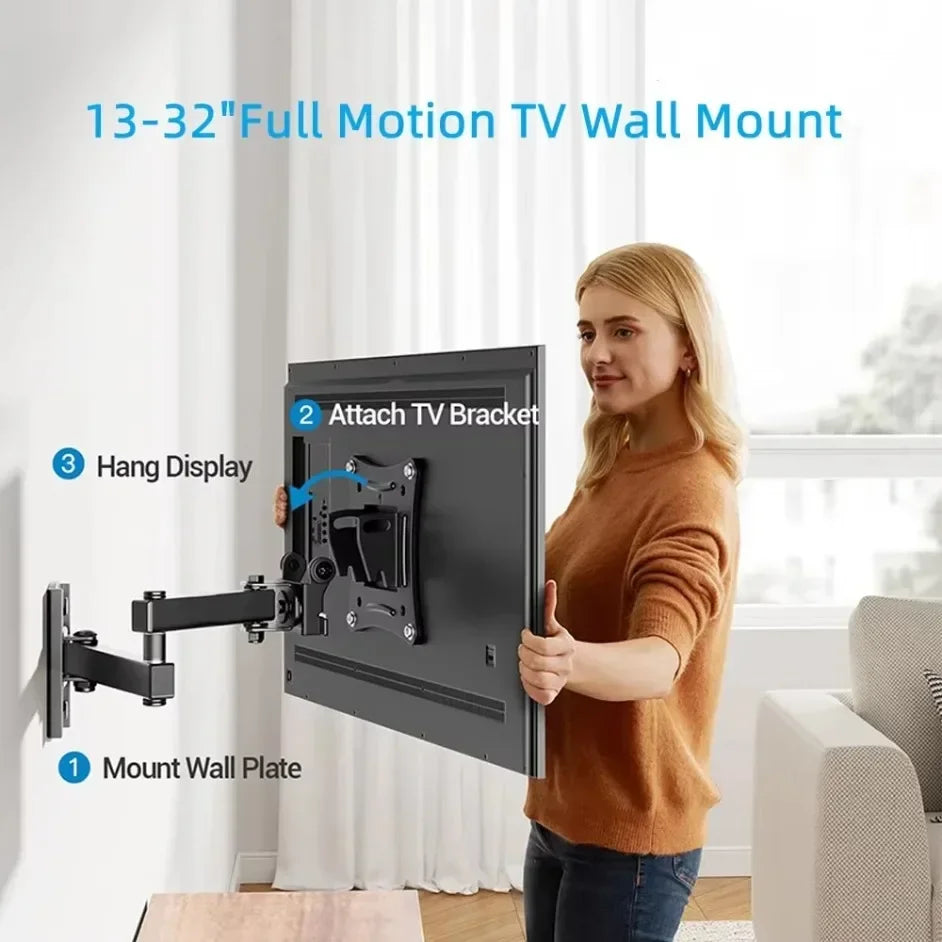 Adjustable Wall Mount for 10-32 Inch Screens