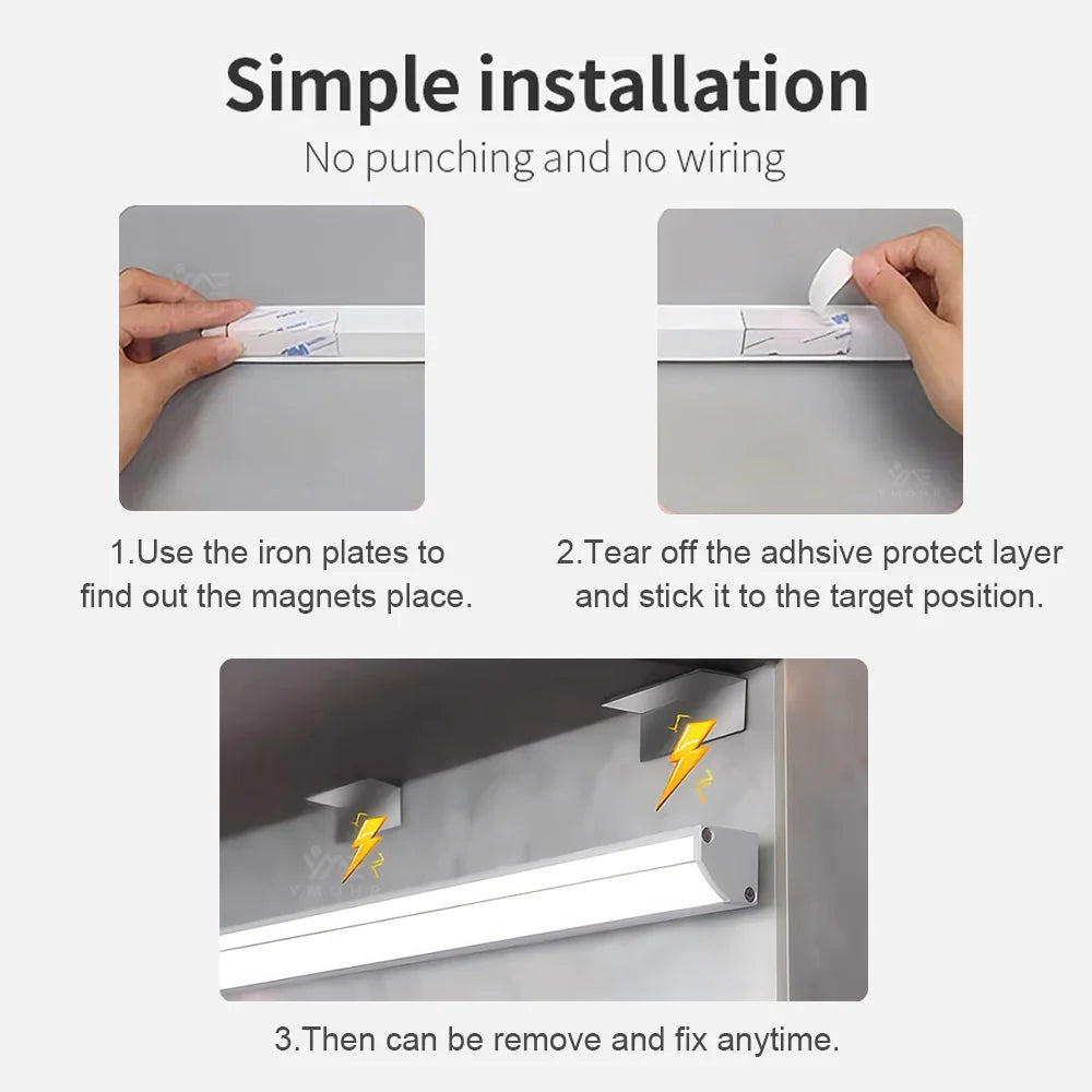 Rechargeable Magnetic Motion-Sensor Light Bar