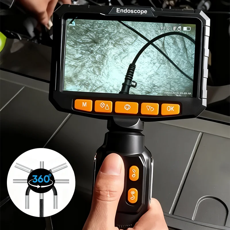 Articulating Inspection Camera with LCD Screen