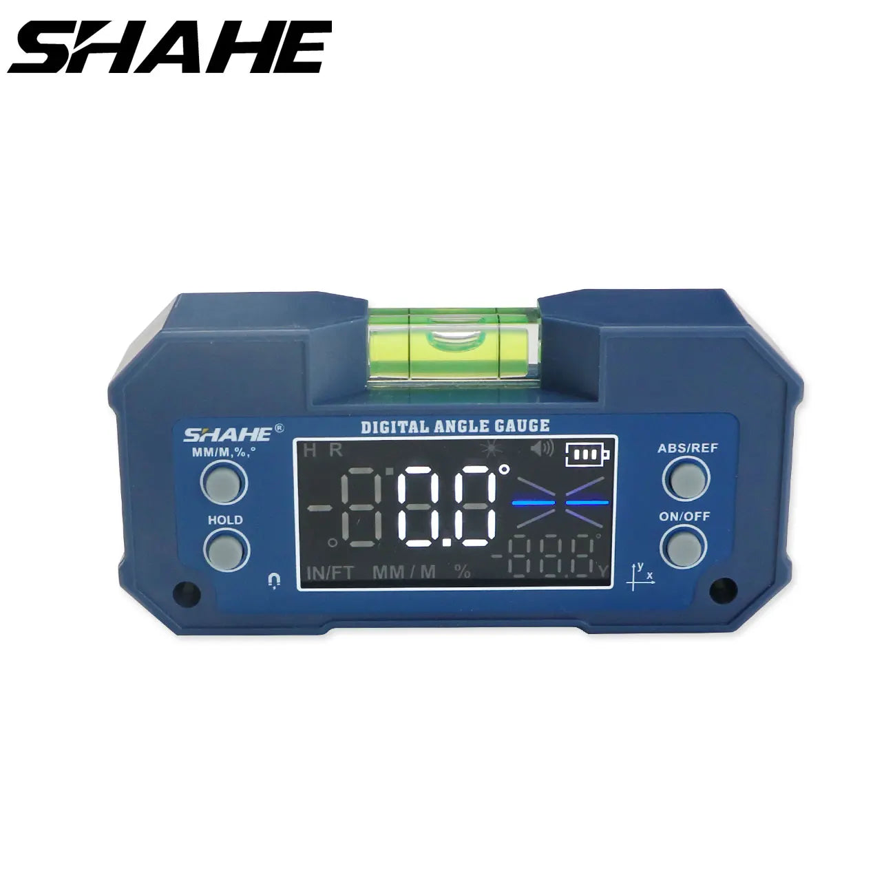 SHAHE MINI Magnetic Level Gauge Inclinometer Rechargable Angle Protractor Dual Axis Digital Angle Finder With Level bubble 
