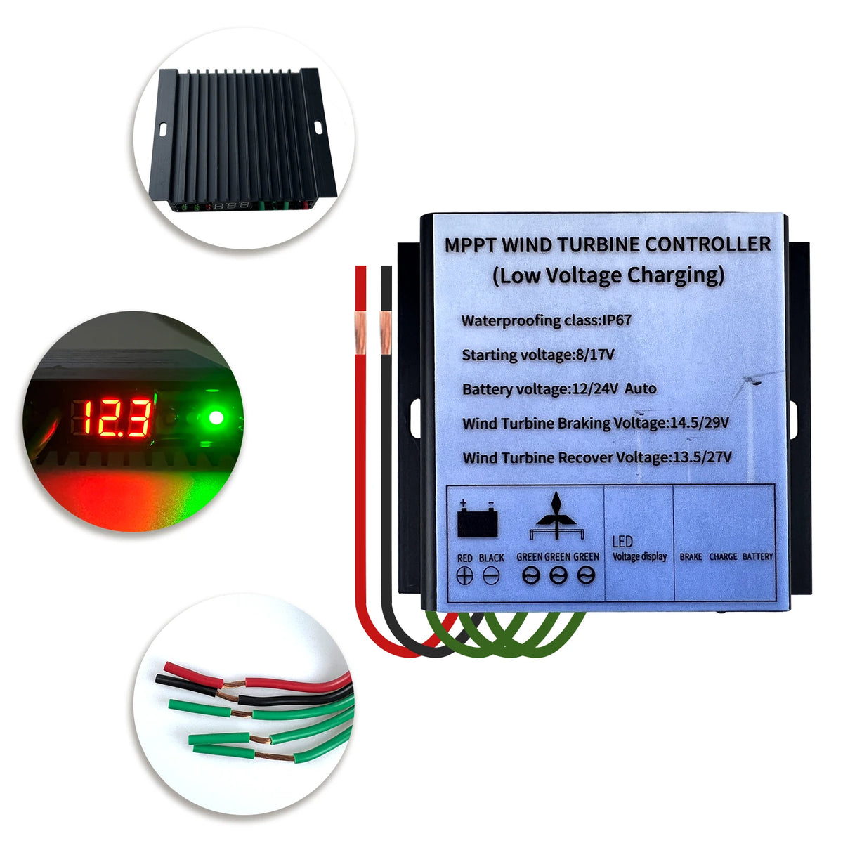 Napajalni regulator vetrne turbine - 600W ali 800W