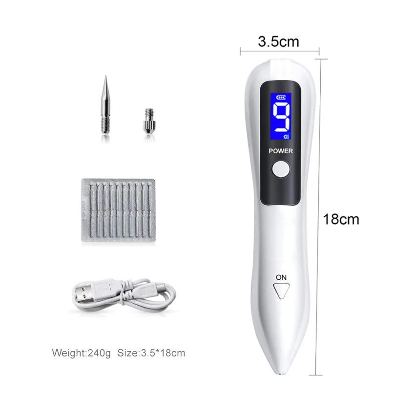 9 Levels Laser Plasma Pen Freckle Remove Pen Wart Remover Tattoo Remover Instruments Skin Tag Removal Spot Beauty Care Tool 