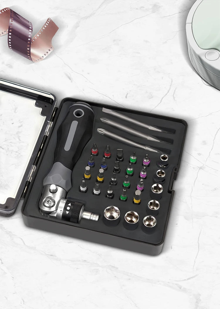 Magnetic Ratchet Screwdriver Kit - Set Options